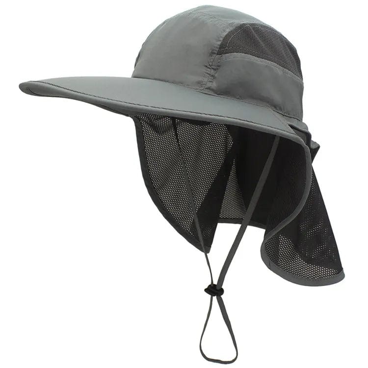 Unisex Hat Contrast Color Wide Brim Adjustable Sunscreen Bucket Hat Outdoor  Supply 