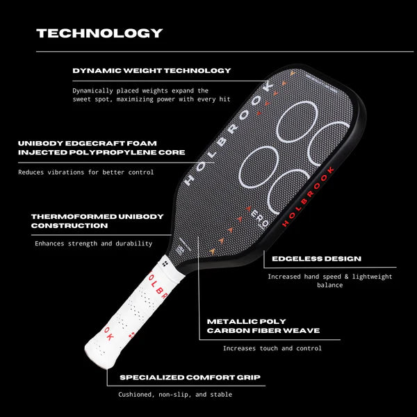 Holbrook Pro Aero Metallic T Pickleball Paddle