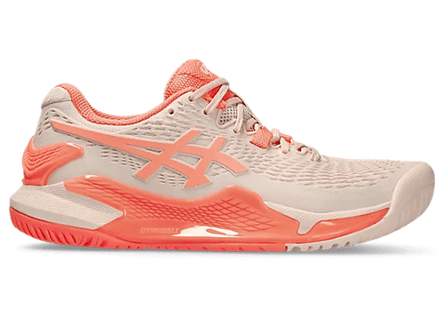 Asics Women s Gel Resolution 9 2024 7.5 Pearl Pink Sun Coral