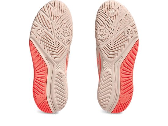 Asics Shoes Asics Women's Resolution 9 Tennis/Pickleball Shoes (Pearl Pink/Sun Coral)