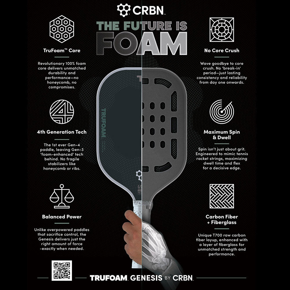 CRBN³ TF Genesis (Hybrid) Pickleball Paddle