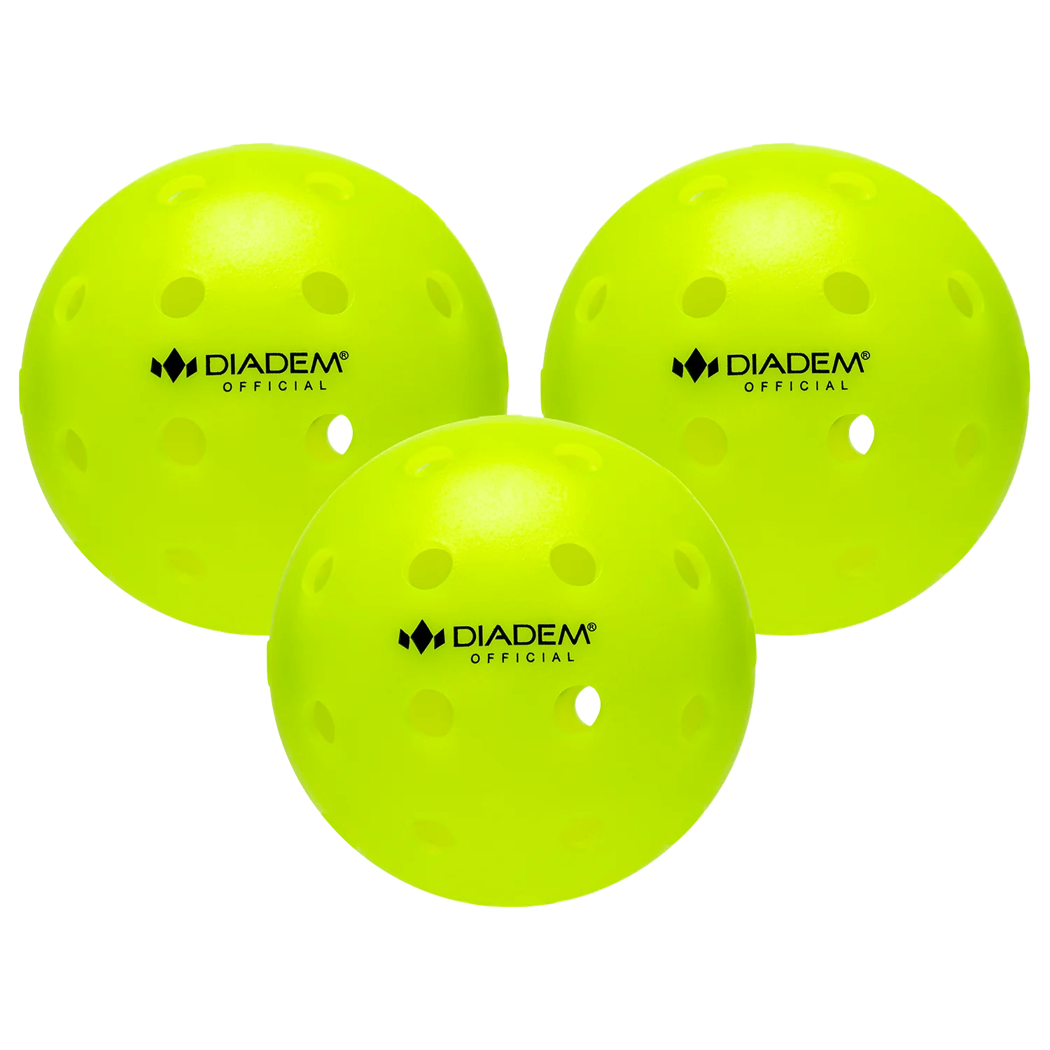 Diadem Balls 3 Balls Diadem Official Outdoor Pickleball Balls