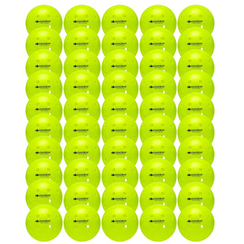 Diadem Balls 50 Balls Diadem Official Outdoor Pickleball Balls