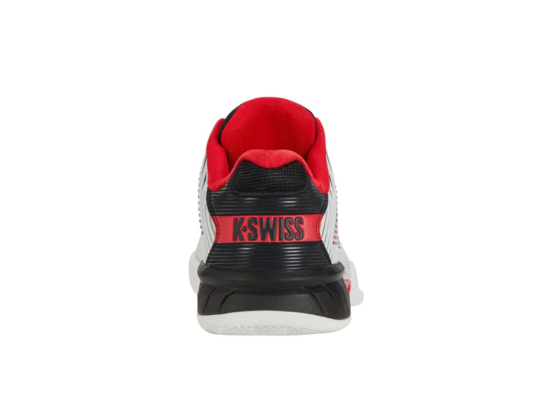 K-Swiss Shoes K-Swiss Men's Hypercourt Express 2 Wide Shoes (BRIGHT WHITE/STRETCH LIMO/HIGH RISK RED)