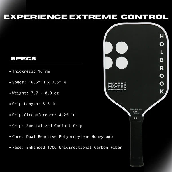 Holbrook Pro Mav pro 2.0 Pickleball Paddle