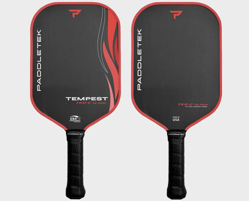 Paddletek Pickleball Paddles Red Paddletek Tempest TKO-C 14.3 Pickleball Paddle