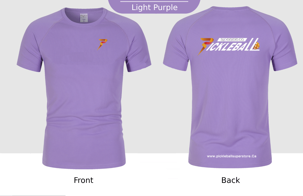 Pickleball Superstore Clothing Light Purple-Logo Back / XXS Women's Dry Fit Short Sleeve