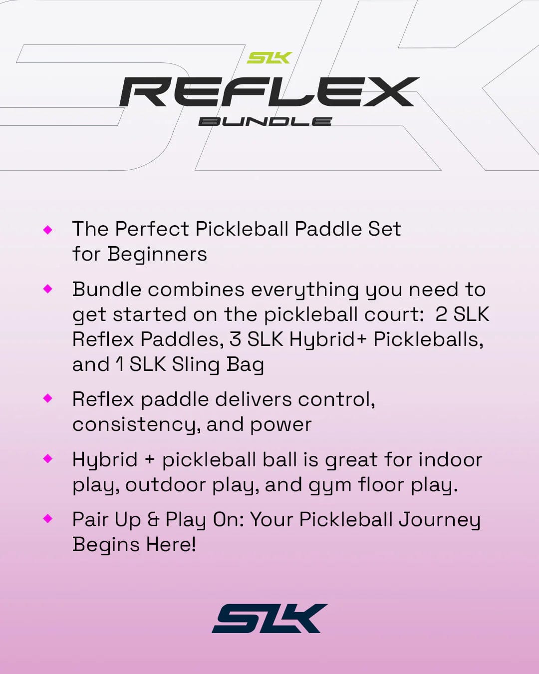 Selkirk Pickleball Paddles SLK Reflex Pickleball Bundle