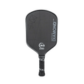 Six Zero Pickleball Paddles Black with white Logo Liteweight / 16mm Six Zero Double Black Diamond Control