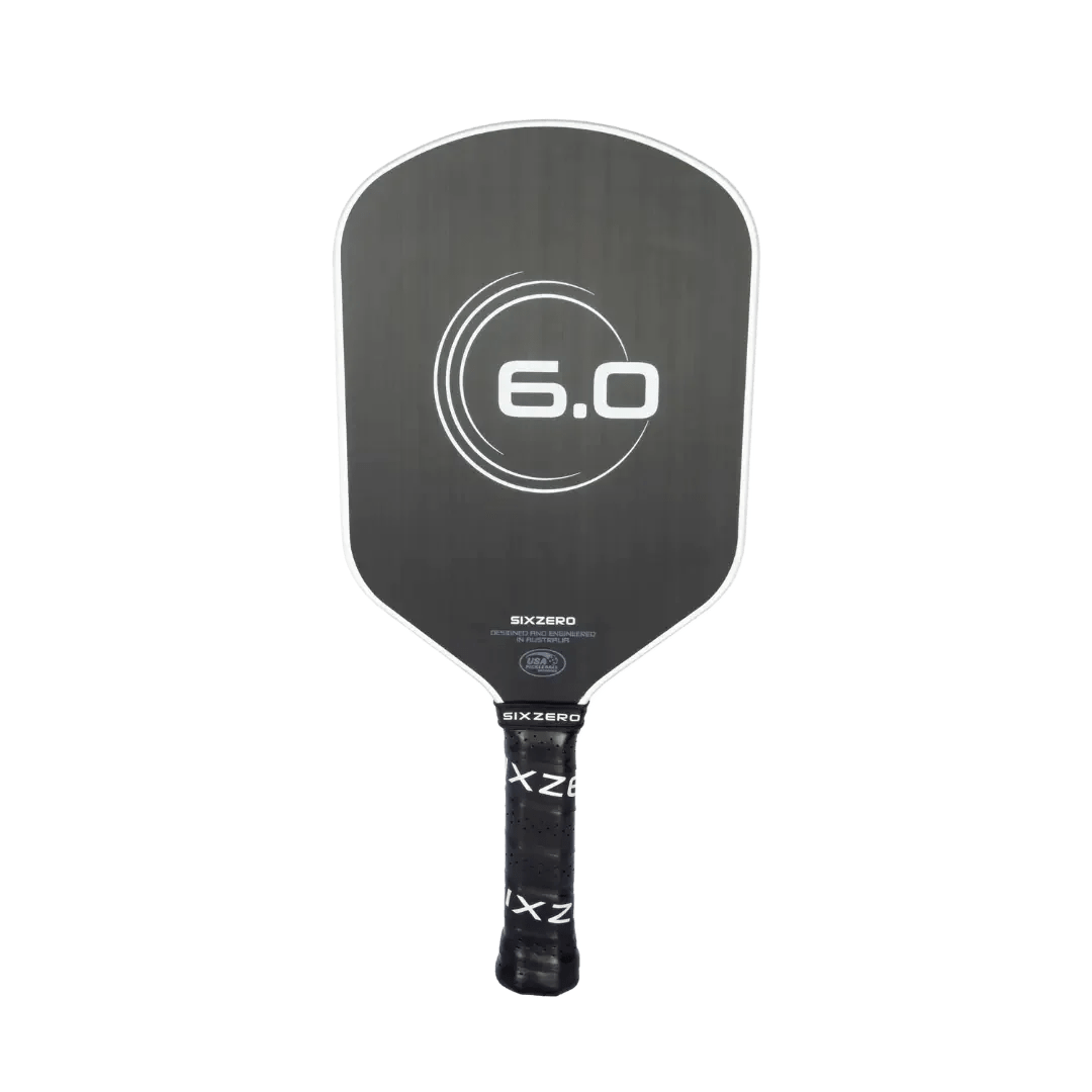 Six Zero Pickleball Paddles Six Zero Infinity Edgeless Double Black Diamond Control