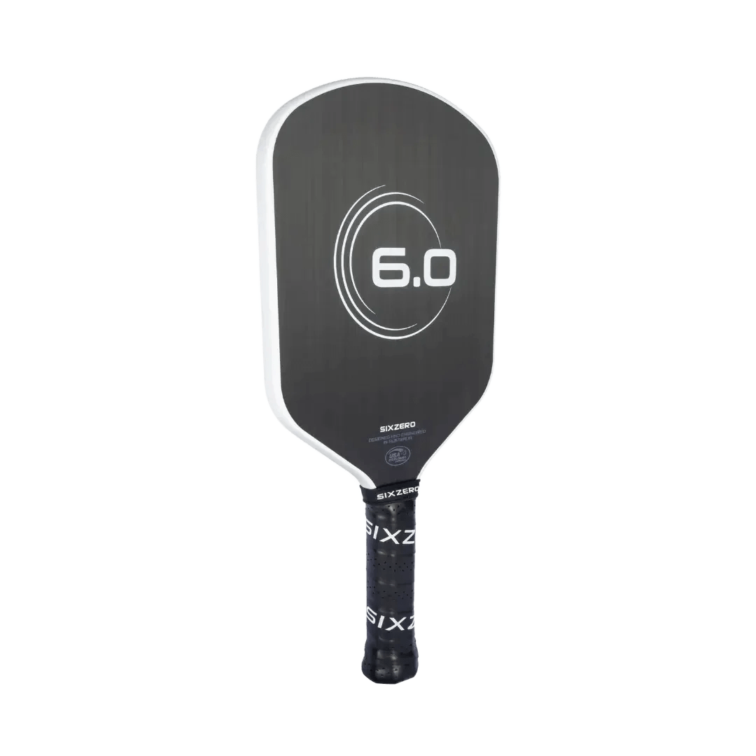 Six Zero Pickleball Paddles Six Zero Infinity Edgeless Double Black Diamond Control