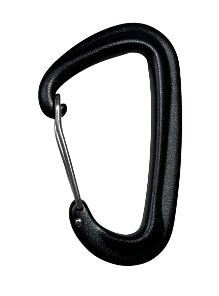 8 Aluminum Carabiner Large D-Ring Snap Hook Key Chain Cushion Grip Colors 2  3/4 