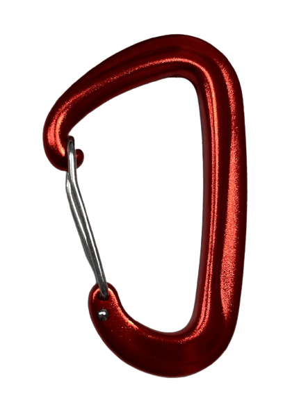 12KN Locking Carabiner D Ring Clips Aviation Aluminum Wireqate