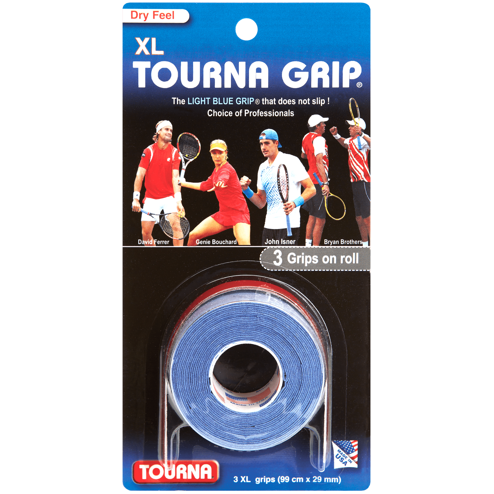 Tourna Grips Tourna XL 3 Grips Blue