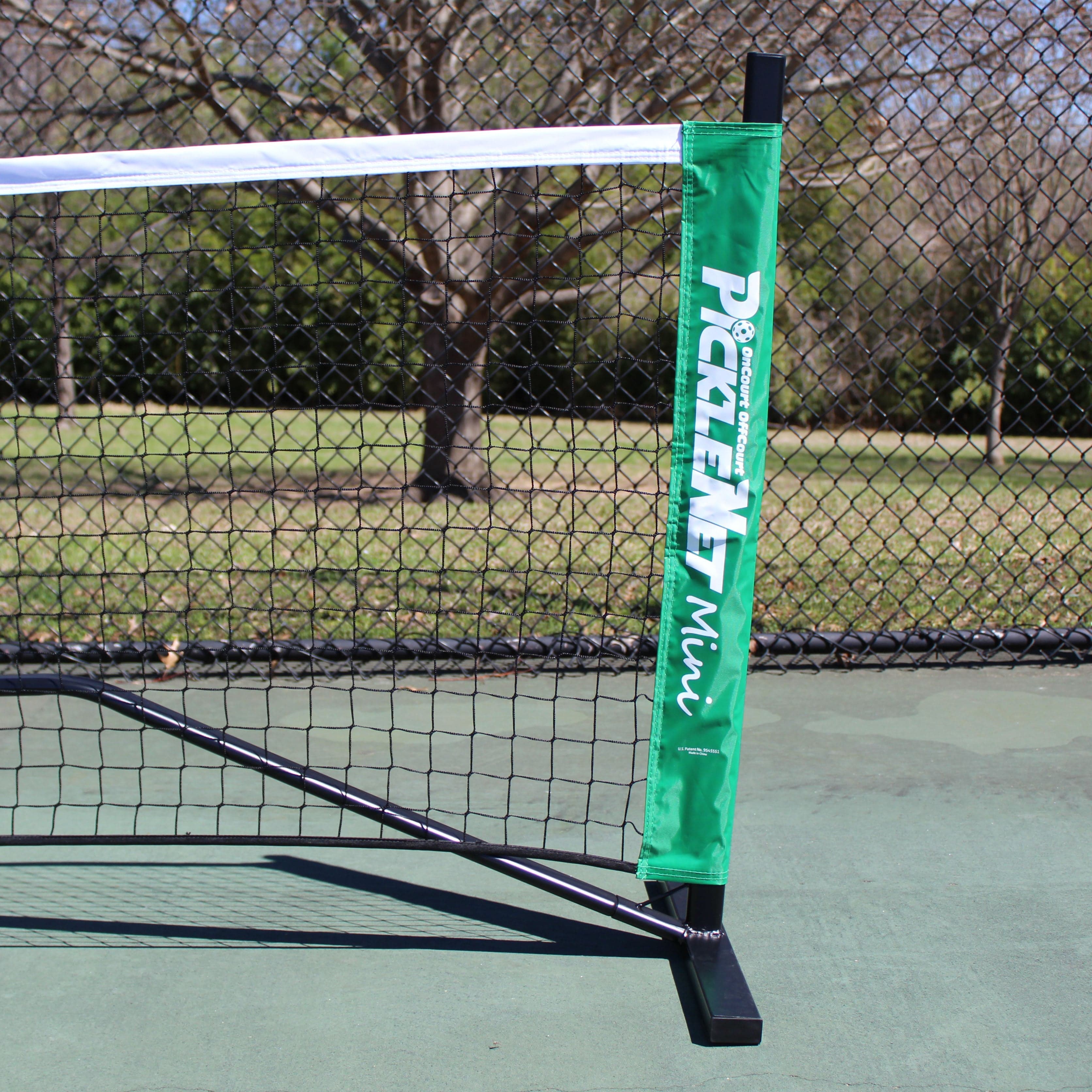 OnCourt OffCourt Nets PickleNet Mini Pickleball Net System - Oval Poles