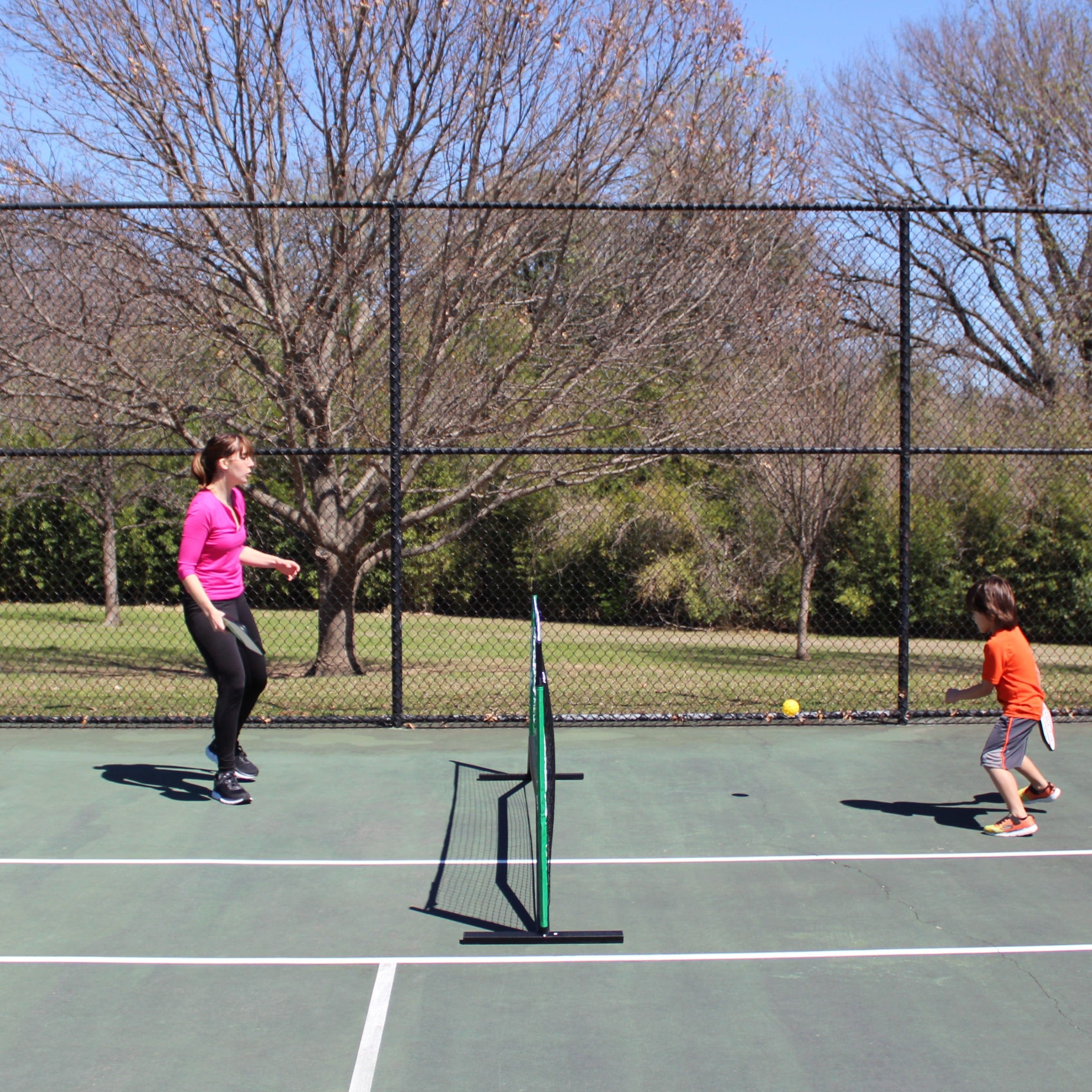 OnCourt OffCourt Nets PickleNet Mini Pickleball Net System - Oval Poles