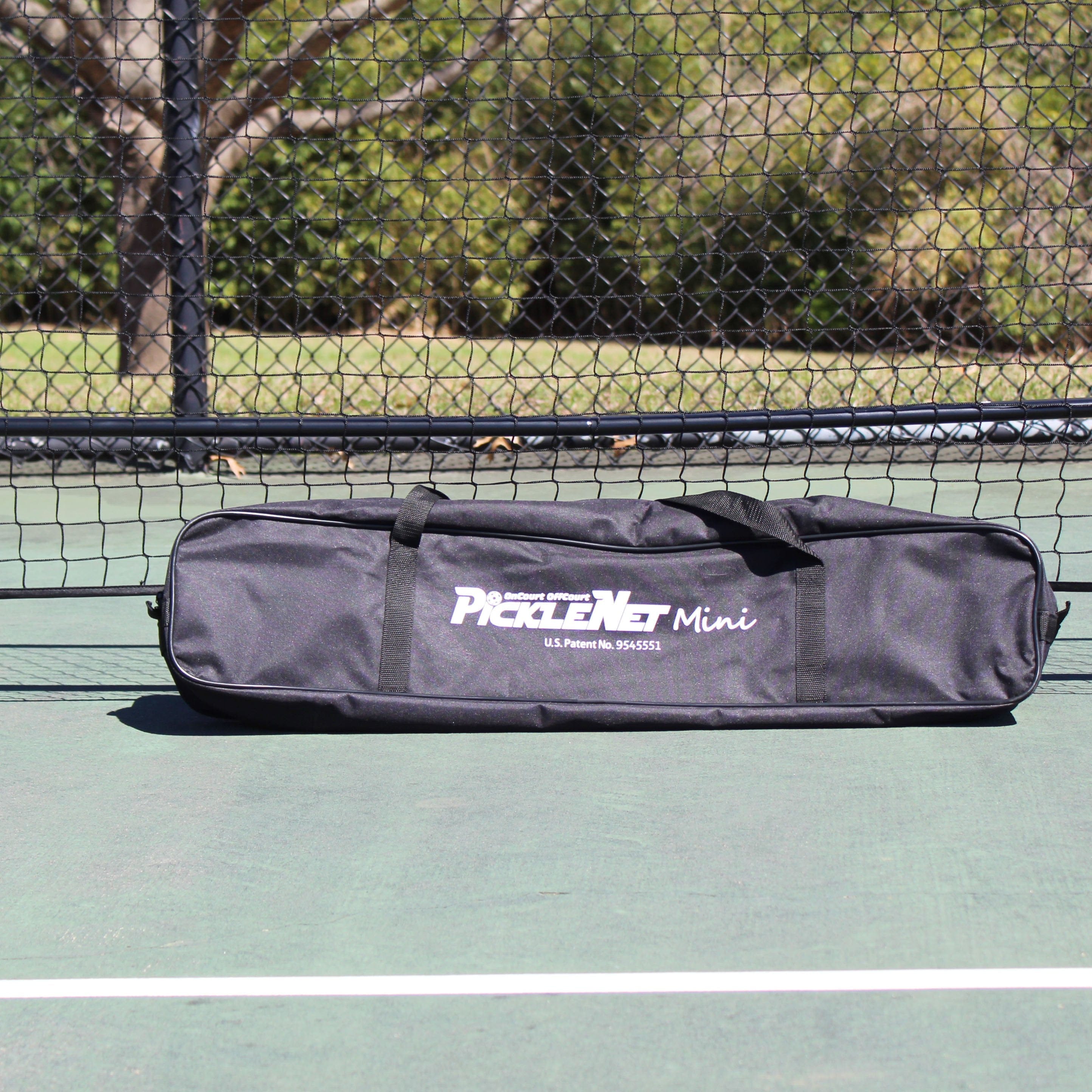 OnCourt OffCourt Nets PickleNet Mini Pickleball Net System - Oval Poles