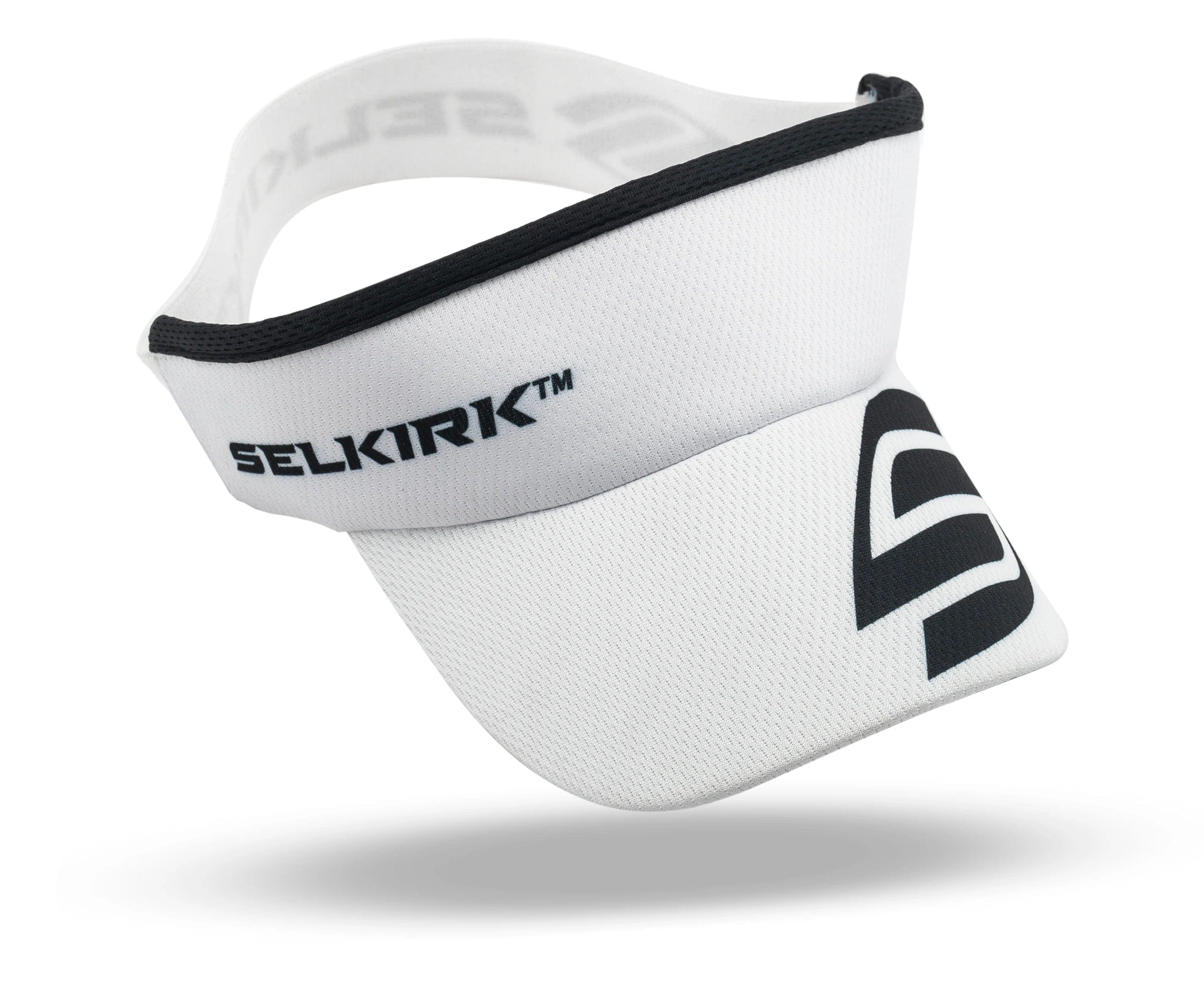 Selkirk Caps White Selkirk Big Logo Visor