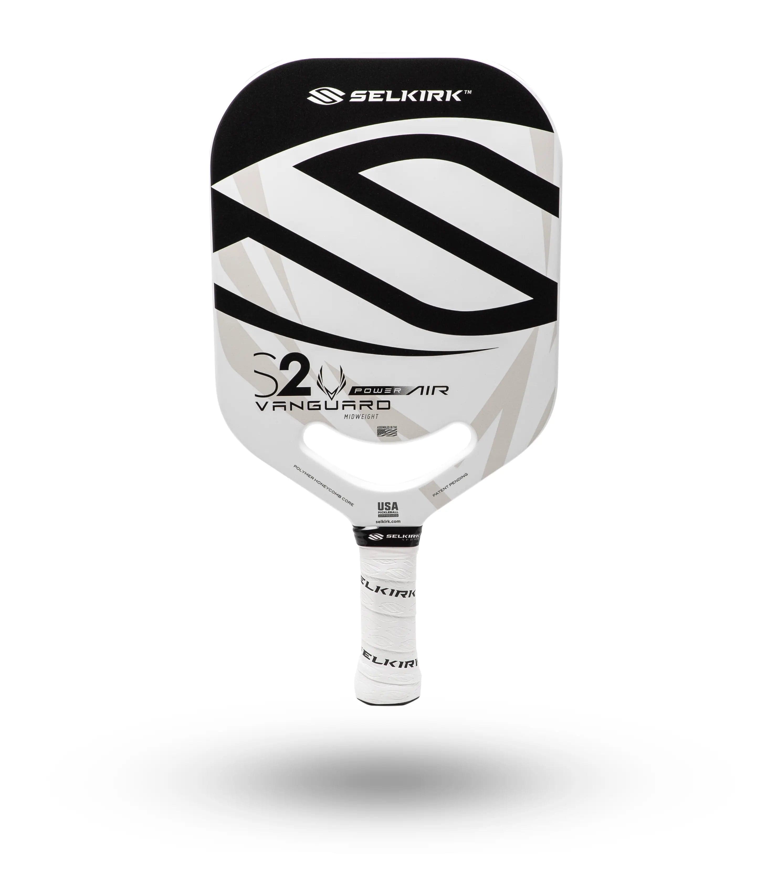 Selkirk Pickleball Paddles Black Selkirk Vanguard Power Air S2 Pickleball Paddle