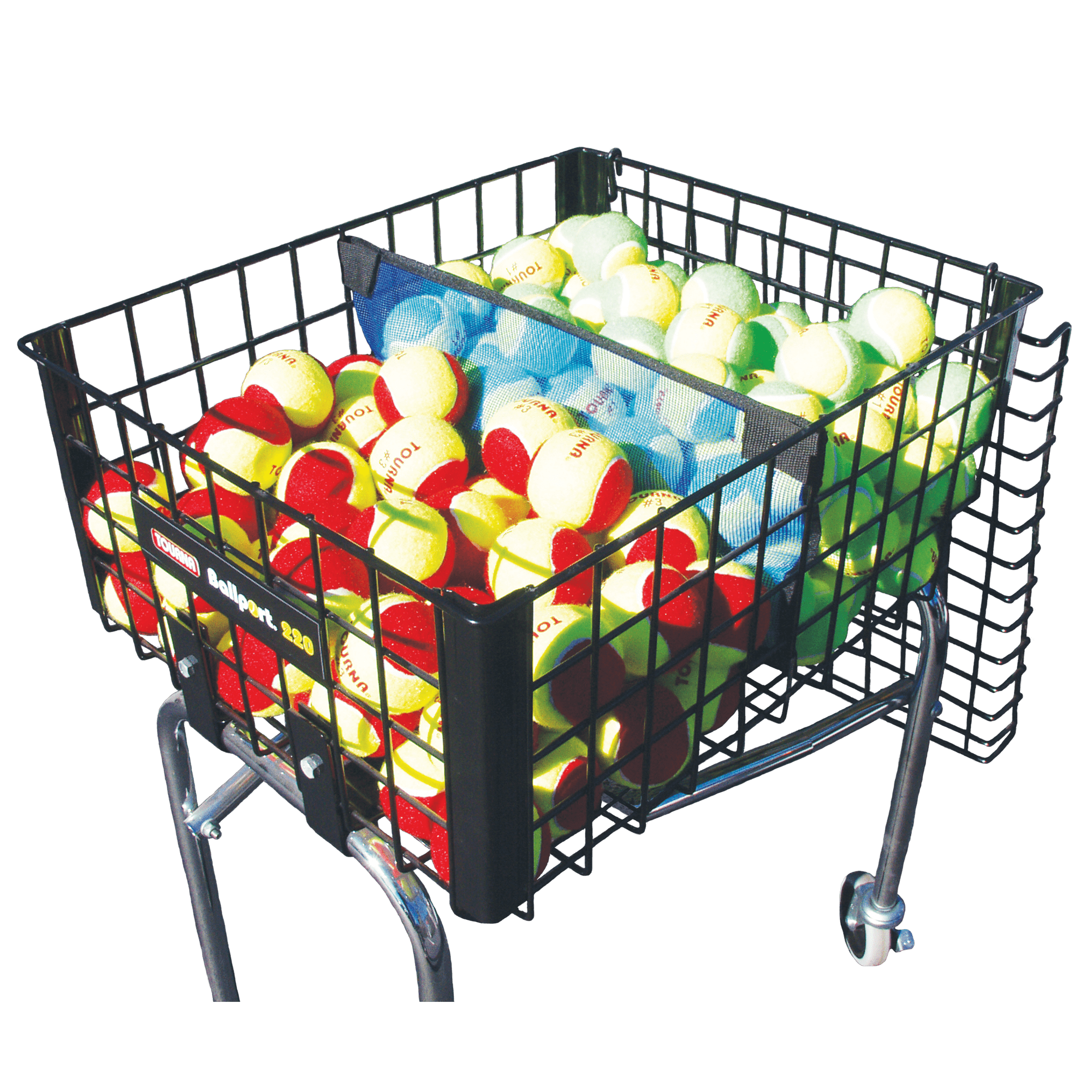 Tourna Collectors Tourna Ballport 220 Ball Travel Teaching Cart Divider