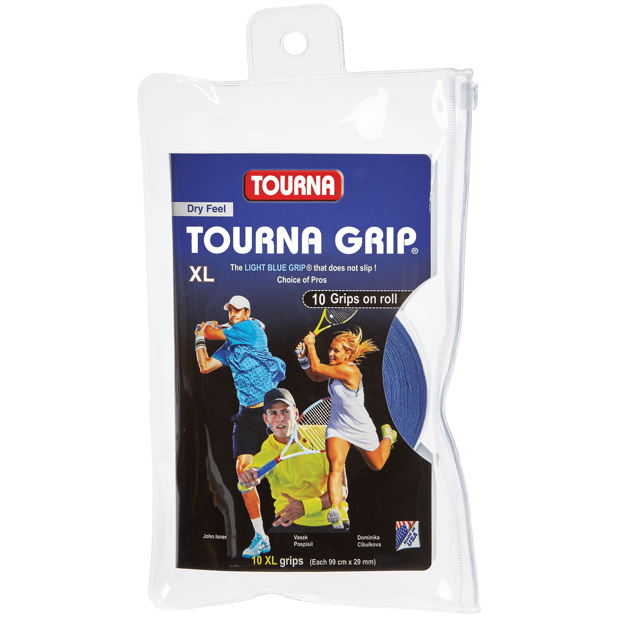 Tourna Grips Tourna Grip XL 10 Pack Blue