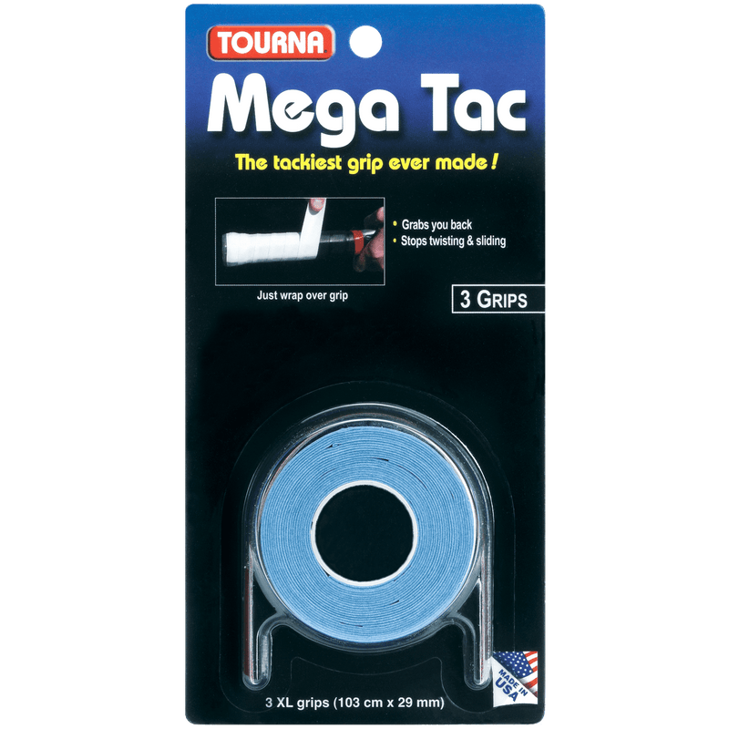 Tourna Grips Tourna Mega Tac – 3 Pack Blue